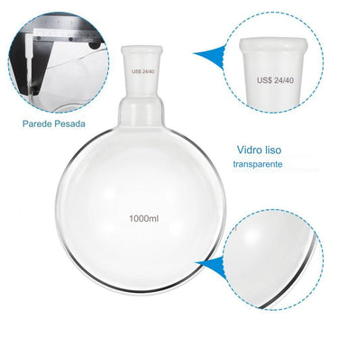 Conjunto de Destilação de Laboratório 13 Peças