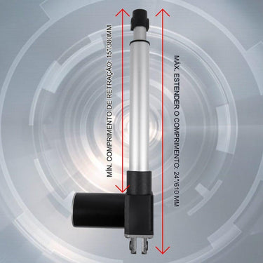 Kit de Motor Atuador de 38-61cm para Cadeira Reclinável