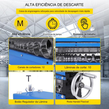 Máquina Manual de Decapagem de Cabos (40mm)