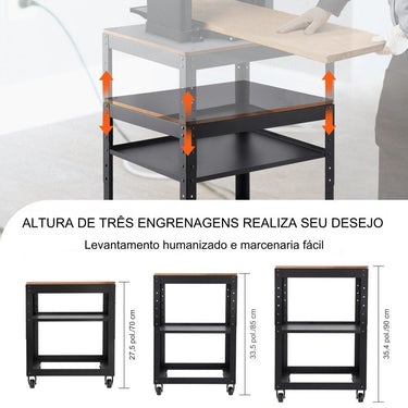 Suporte de Máquina de Plaina (70.3x60.3x90cm)