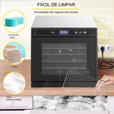 Desidratador de Alimentos 6 Estantes 600W