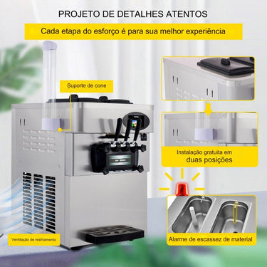 Sorveteira Comercial  - Faça Sorvetes