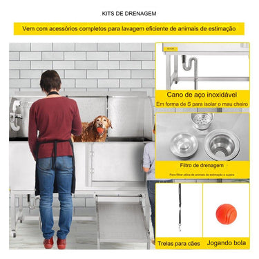 Banheira de Cuidados para Cães