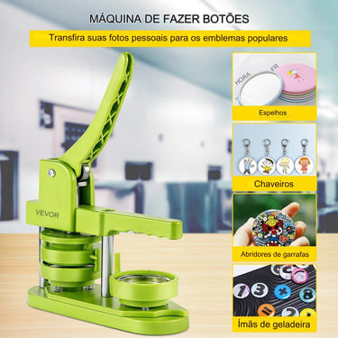 Máquina de 500 Botões (58mm)